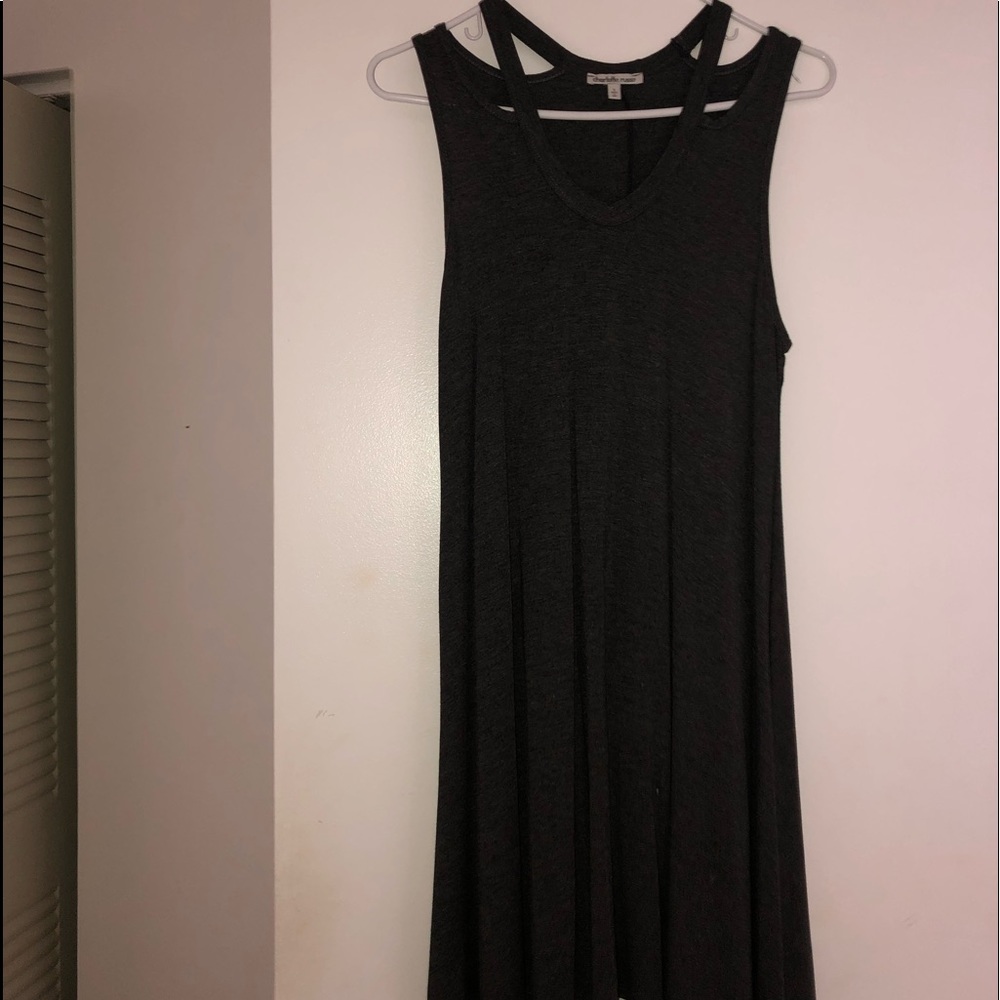 Dark gray dress
